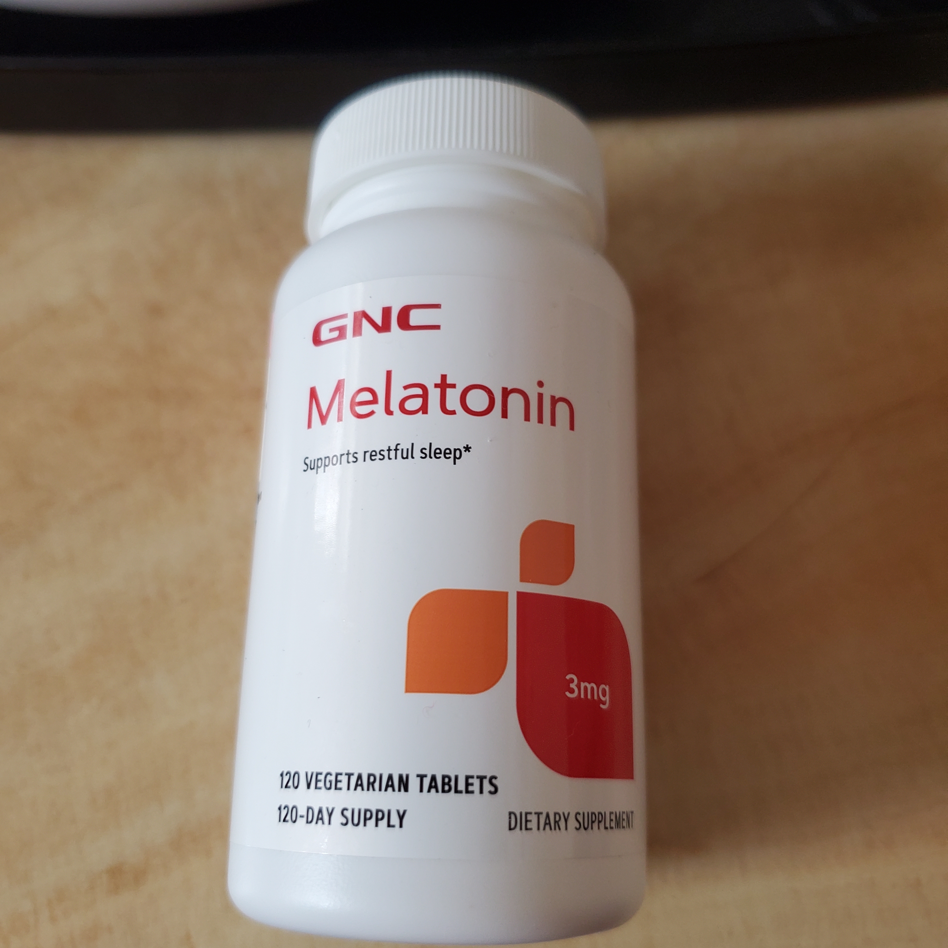 GNC健安喜褪黑素片120片 改善睡眠缓解失眠助眠舒缓情绪 成人倒时差 3mg* 120片*1瓶 实拍图