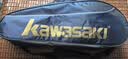 川崎（KAWASAKI）羽毛球包单肩背包网球包男女独立鞋袋羽毛球拍包8327藏青 实拍图