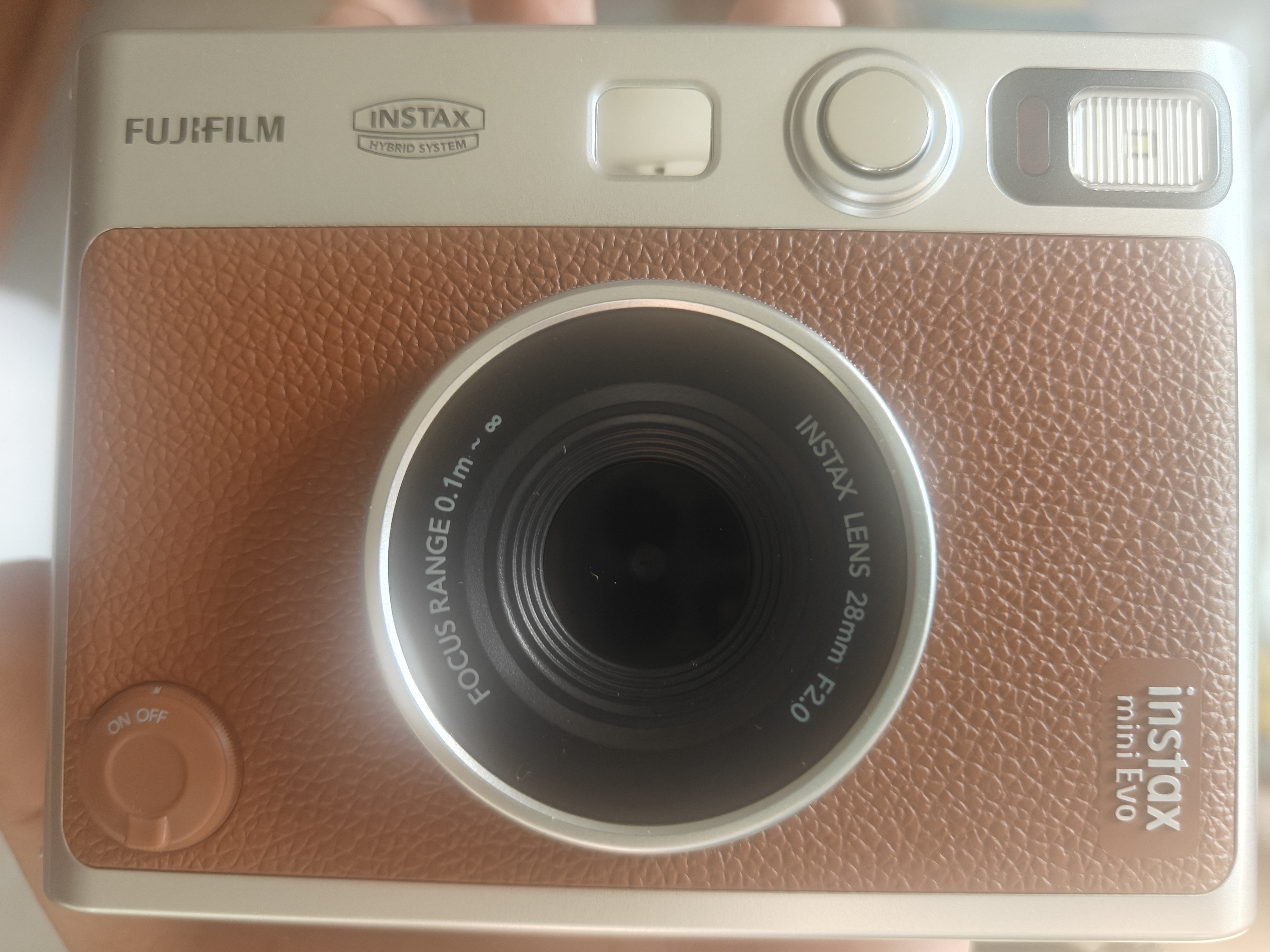 富士（FUJIFILM）instax 拍立得minievo/wideevo EVO一次成像相机即拍即得 送女生生日礼物奖品【刮刮乐抽相纸】 拍立得 EVO 棕色【70%客人选择】 官方标配【不含相纸】 实拍图