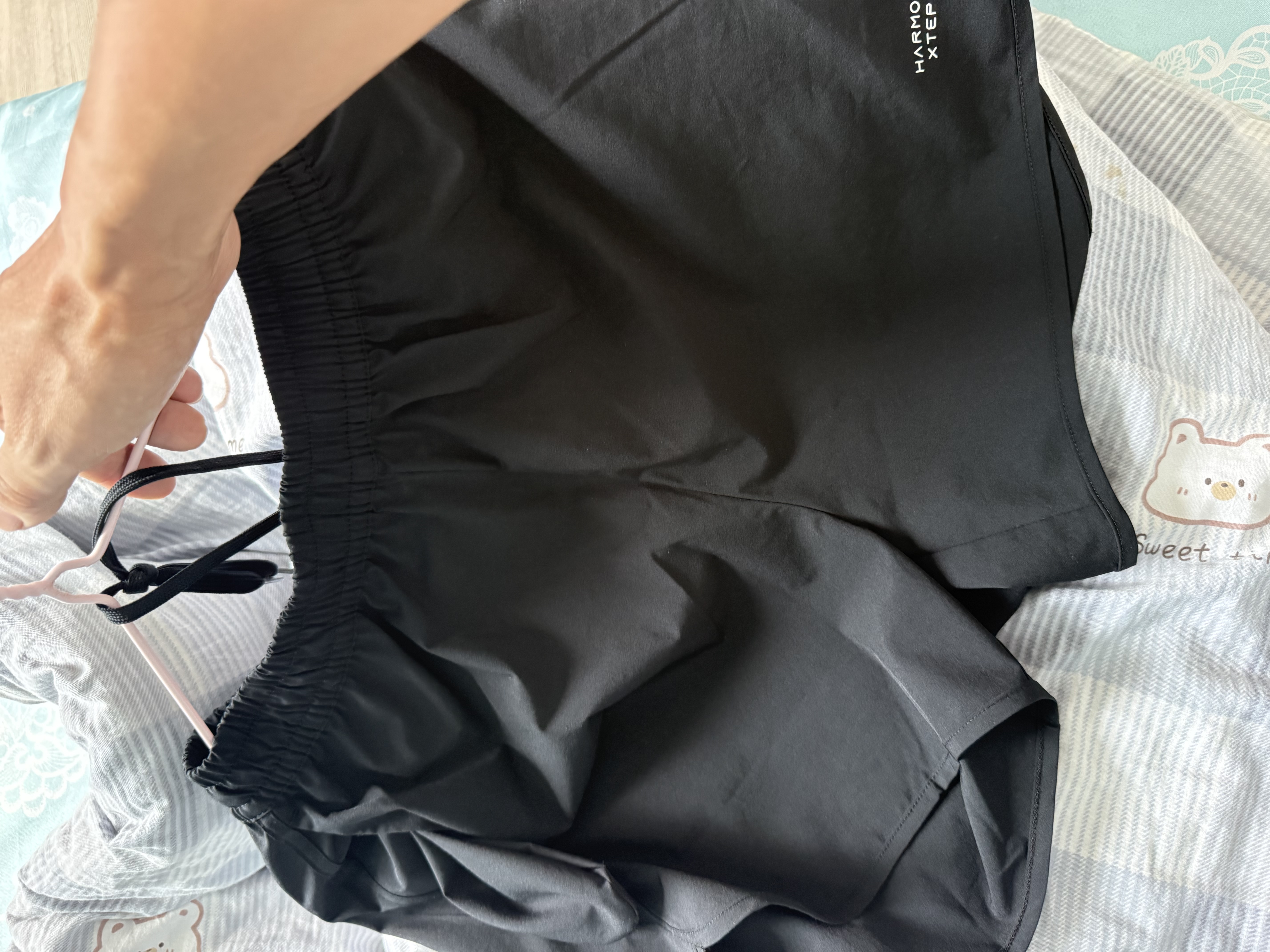 特步速干运动套装女夏季短袖短t短裤五分裤体考体测跑步服羽毛球服 实拍图