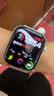 Apple/苹果WatchS11智能手表GPS+蜂窝款46毫米银色铝金属表壳雾紫色运动型表带S/M-联通补贴 实拍图