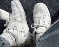 耐克NIKE女空军一号AF1 运动鞋FV3654-111帆白38.5 实拍图