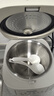 美的（Midea）电饭煲 3L家用电饭锅 316L不锈钢无涂层煮饭锅 2-3人智能预约0涂层煲汤煮粥MB-RE387S 实拍图