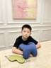 可韵（CORY）午睡枕小学生抱枕儿童趴睡枕头便携午觉办公室午休神器 竹炭蓝 实拍图