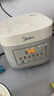 美的（Midea）电饭煲 3L家用电饭锅 316L不锈钢无涂层煮饭锅 2-3人智能预约0涂层煲汤煮粥MB-RE387S 实拍图