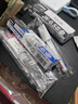 斑马牌（ZEBRA）多功能三色中性笔 黑蓝红0.5mm多色笔 学生商务办公签字笔J3J2 白色杆 实拍图