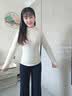 猫人双面磨绒白色打底衫女26年秋冬新款半高领长袖T恤百搭可外穿上衣 实拍图