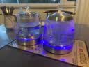 开品 全智能底部一键全自动上水电热水壶烧水壶 办公家用保温泡茶煮茶煮水 嵌入式茶台一体玻璃煮茶器 1L 金色尺寸20X37CM 煮茶烧水 桶水款 自动上水 实拍图