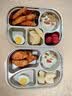 乐扣乐扣儿童餐盘316L不锈钢分格餐盘园宝宝辅食盘打饭餐具饭盒 实拍图