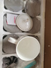陶相惠 茶杯骨瓷办公杯会议杯陶瓷盖杯开会杯子商务办公水杯带盖10只装 实拍图