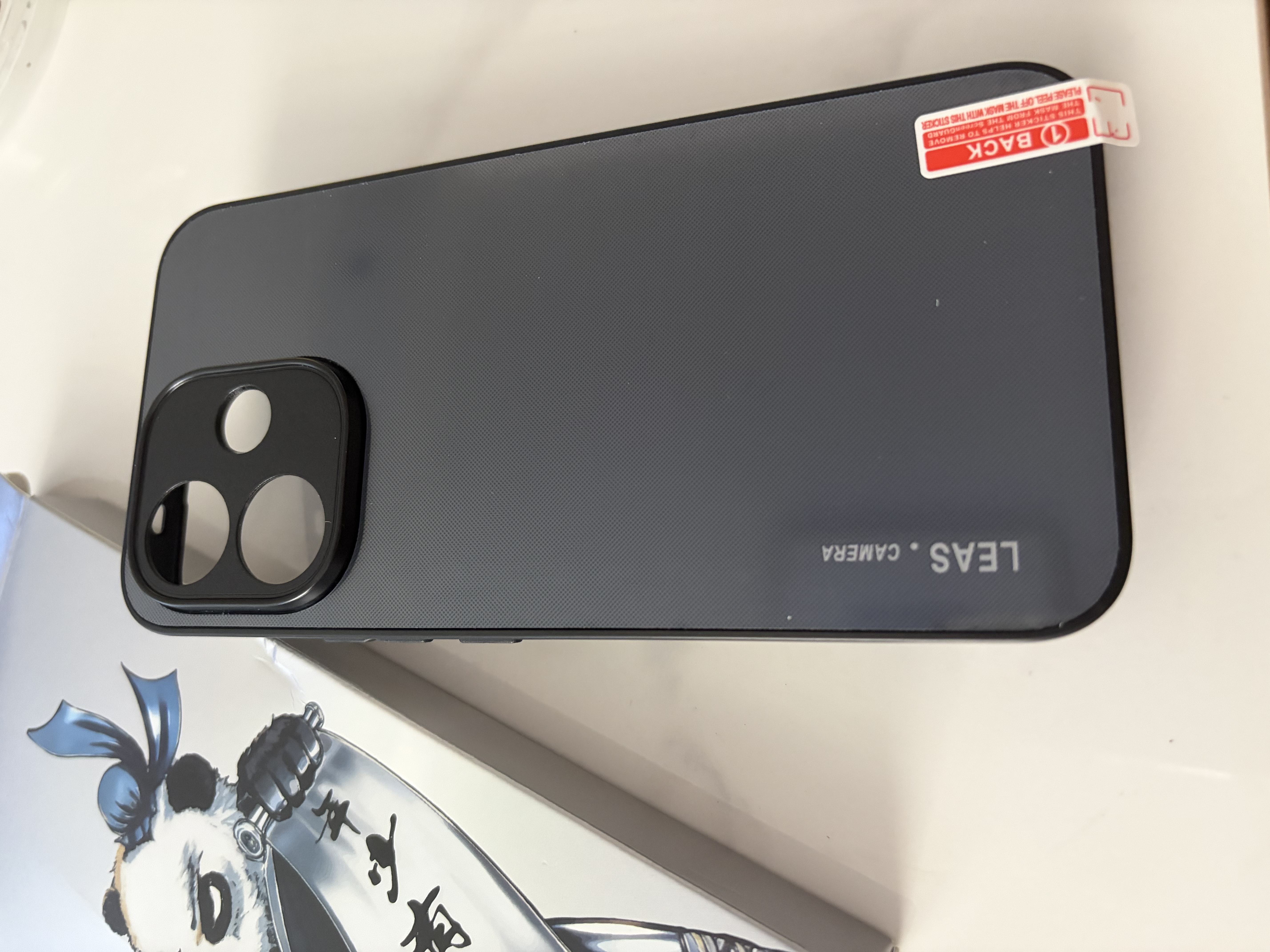 FreesonAG漫光磨砂手机壳适用小米红米note 17pro手机保护套镜头全包防摔二合一保护壳防滑防指纹 曜石黑 实拍图