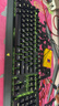 雷蛇（Razer） 黑寡妇蜘蛛V3 机械键盘有线键盘游戏键盘 RGB电竞少女馆 黑寡妇蜘蛛V3绿轴-104键 实拍图