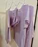 亚朵星球深睡睡衣夏季女士高端睡衣睡裤带胸垫高级 轻羽粉【短袖长裤】 M 实拍图