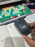 罗技（Logitech）M185鼠标 无线鼠标 办公鼠标 对称鼠标 黑色灰边 带无线2.4G接收器 实拍图
