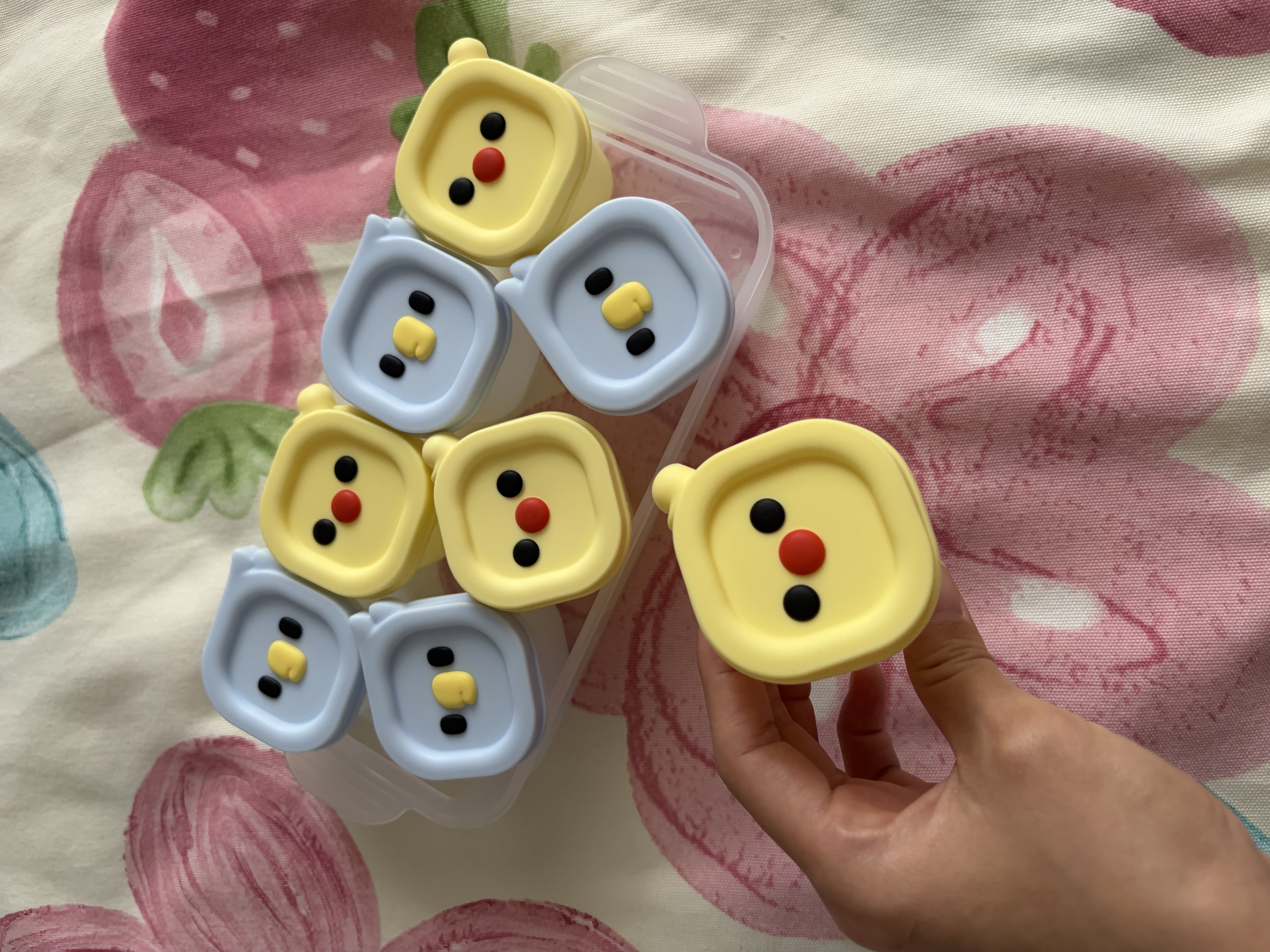 COOKSS宝宝辅食盒模具硅胶家用雪糕冰箱制冰盒硅胶冻冰块神器辅食冰格 实拍图