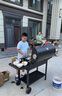 meritcook户外别墅庭院烧烤炉大号家用美式焖烤烟熏烤肉架子BBQ花园烧烤台 麒麟A30+豪华烧烤工具箱套装+电动烤支 实拍图