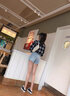 人本女鞋帆布鞋女2024秋季新款韩版百搭低帮小白鞋平底学生情侣板鞋子 黑色 37 实拍图