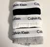Calvin Klein内衣男士三条装ck低腰舒适棉质透气贴身防夹臀四角裤平角内裤男 U2664998-太空黑/月光白/椰青灰 3条 XL 实拍图
