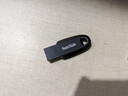 闪迪（SanDisk）128GB USB3.2 U盘 CZ550黑色 读速100MB/s 安全加密 数据恢复 学习办公电脑车载 高速大容量优盘 实拍图