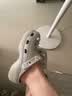 卡骆驰（CROCS）【采销直播】贝雅卡骆班洞洞鞋轻便耐磨一脚蹬休闲鞋|205089 白/深蓝-126 43 (270mm) 实拍图