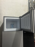 志高（CHIGO）小冰箱迷你小型家用冷藏冷冻两用宿舍出租房用双门办公室电冰箱节能省电 【一级能效】128L银色【全国联保丨节能省电】 实拍图