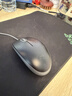罗技（Logitech）M185鼠标 无线鼠标 办公鼠标 对称鼠标 黑色灰边 带无线2.4G接收器 实拍图