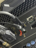 CABLE CREATIONCL0370-G超6类旋转弯头网线CAT6A细线款10Gbps万兆成品跳线360度直角rj45电脑宽带网络连接线0.25m 实拍图
