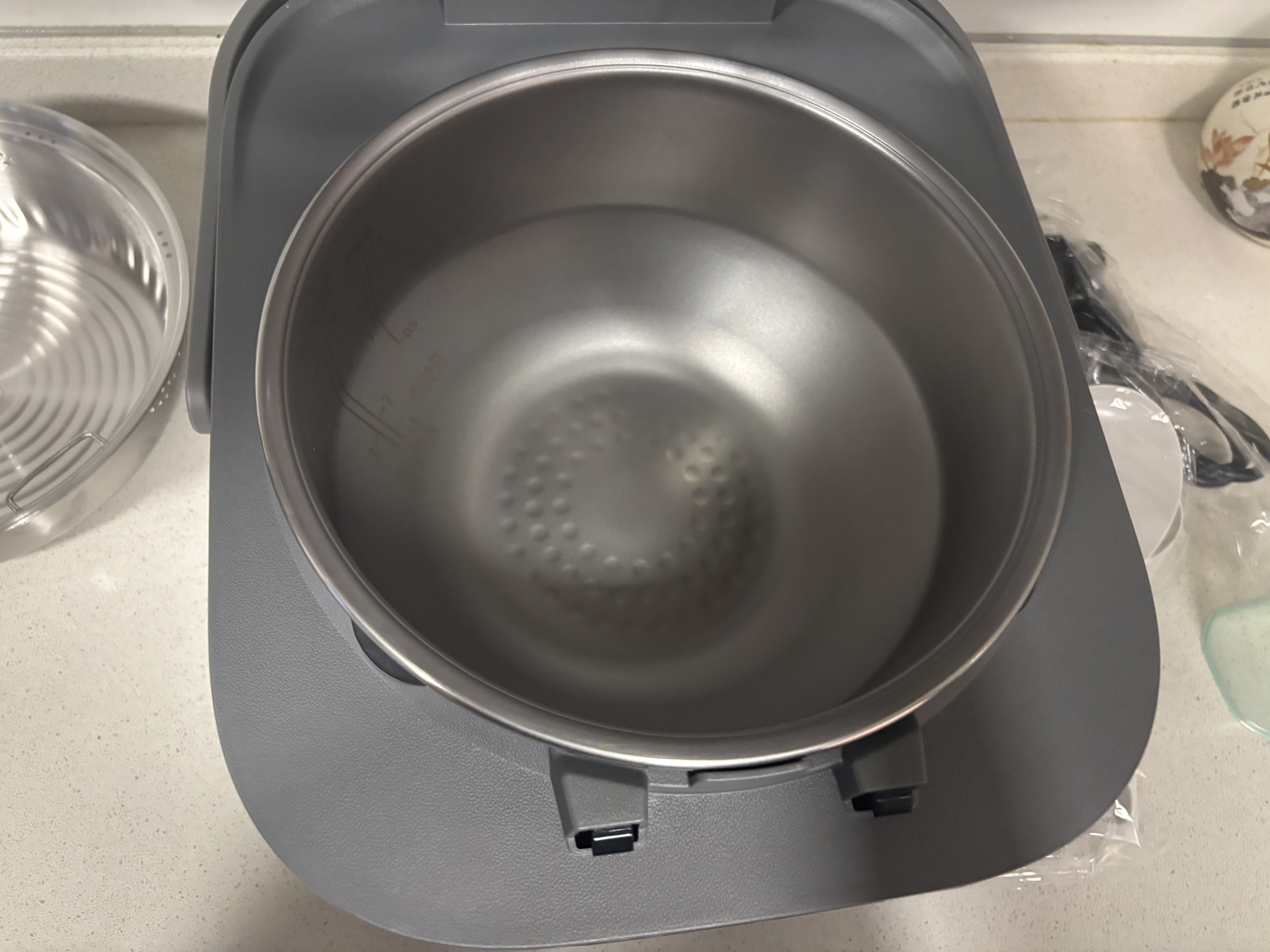 美的（Midea）【政府补贴】纯钛0涂层母婴级内胆电饭煲不粘锅4L无涂层4-5人花瓣IH家用多功能智能电饭锅MB-HS412 实拍图