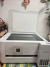 爱普生（EPSON）【6代新品】L4356墨仓式彩色无线AI学习打印机一体机家用/办公  L4266升级版(自动双面 液晶屏 白) 实拍图