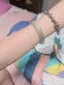 蝴蝶串珠手链女款小众精致手串高颜值闺蜜学生党手饰 云水蓝蝴蝶流苏手链 实拍图