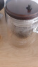 八千行泡茶壶茶水分离飘逸杯全玻璃内胆一键过滤冲茶办公室个人绿茶器具 实拍图