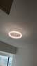 雷士（NVC）LED照明风扇灯吸顶吊扇灯北欧卧室白色奶油风低层适用42瓦 实拍图
