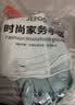 JEPOO 指尖加强洗碗手套轻薄贴手穿戴舒适家务防水胶皮洗衣服清洁手套 花色款中码 1双 实拍图