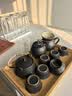 京东京造功夫茶具套装 陶瓷茶壶茶杯茶盘七夕礼物家用实用整套 黑陶12件套 实拍图
