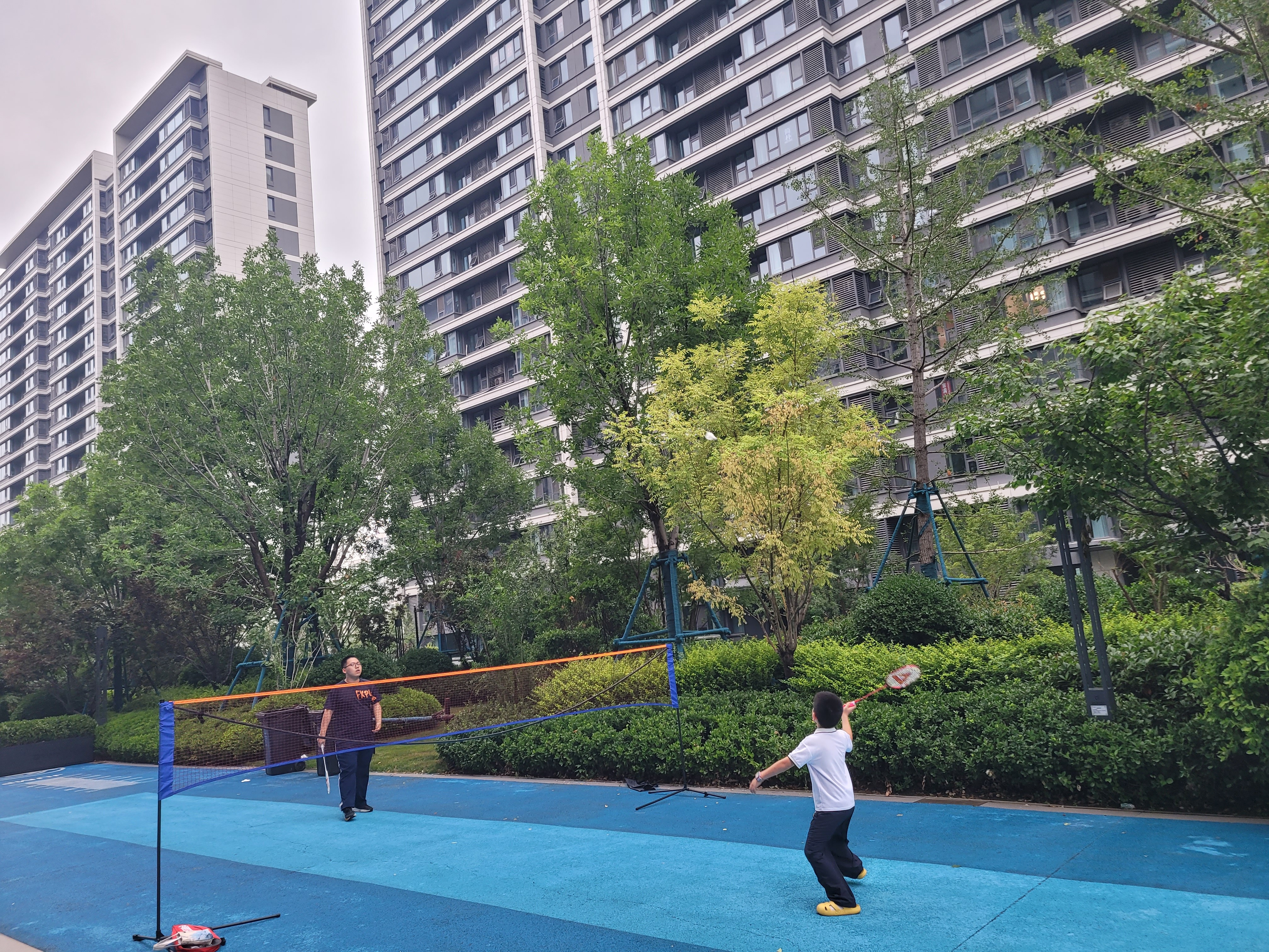 便携标准羽毛球网架移动网柱家用羽毛球网 5.1m 家庭款-含架子+收纳包+球网 实拍图
