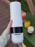 膳魔师（THERMOS）榨汁杯榨汁机小型便携水杯保温杯果汁机水杯一体家用果蔬充电果汁杯冰沙机奶昔机搅拌杯打汁随行杯 【白色款】双层真空保温 实拍图