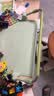 猫太子护栏坐姿矫正器儿童防低头写字矫正器小学生保护近视弯腰驼背幼儿姿势学习纠正坐读写桌面款神器绿 实拍图