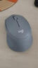 罗技（Logitech）M330 轻音鼠标 无线鼠标 办公鼠标 右手鼠标 带无线微型接收器 灰色 实拍图