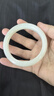 净心石【店铺销量NO.1】和田玉手镯青白玉女款平安镯内径约57-58mm 实拍图