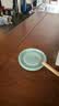 【全网低价】荣宝斋 墨碟 文房四宝书法国画笔搁笔架笔掭砚台陶瓷器调色盘笔掭 青瓷小墨碟（豆青色） 实拍图