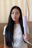 康夫（CONFU）红光护发夹板直板夹远红外线不伤发负离子卷直两用烫发直发卷发棒刘海内扣波浪生日礼物  L2紫 实拍图