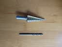 研然 多功能阶梯宝塔钻头开孔器打孔直槽（4-20mm+麻花钻*1）2件套 实拍图