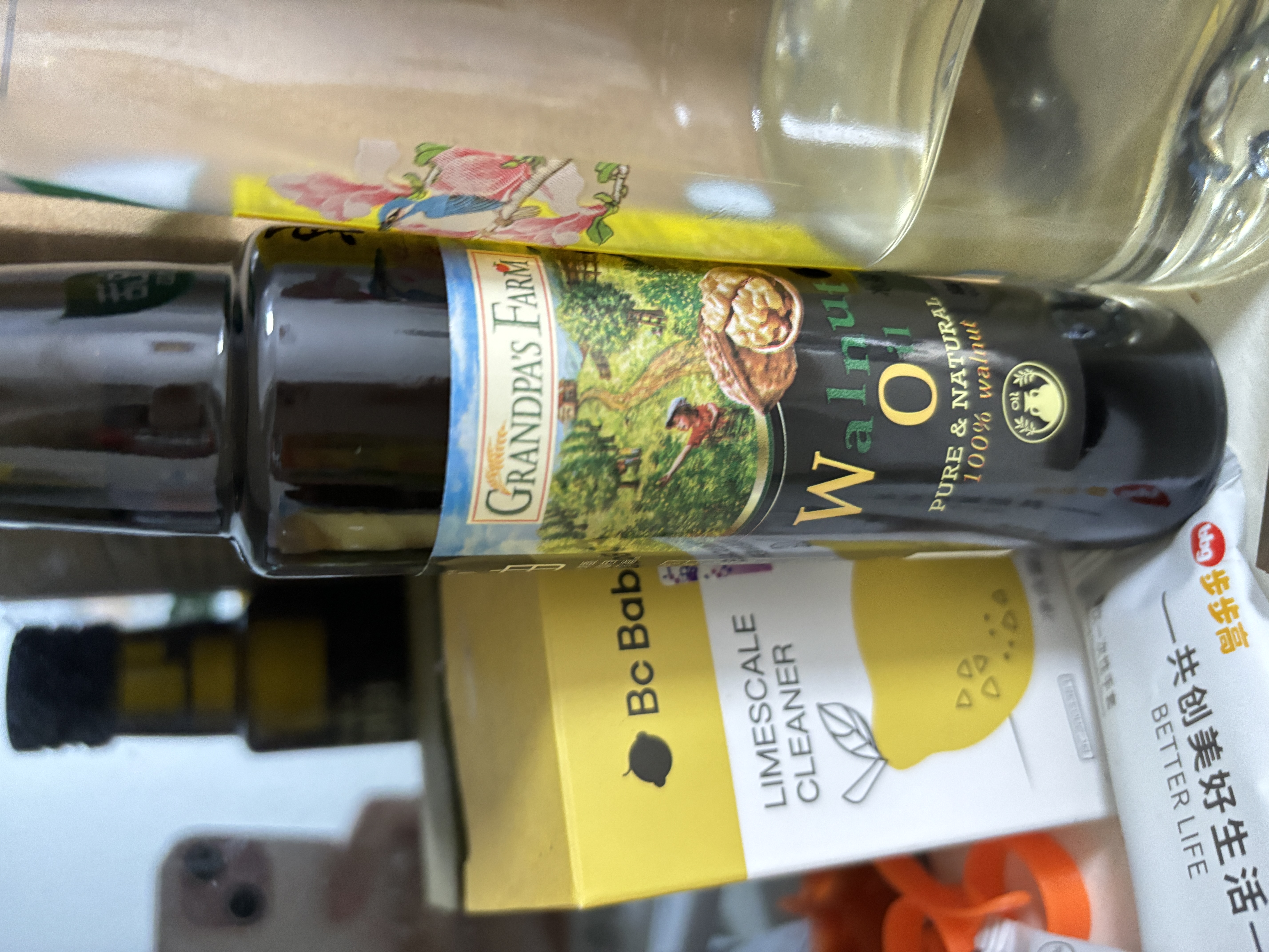 爷爷的农场核桃油食用油100ml 法国进口热炒凉拌 赠婴儿宝宝辅食谱 实拍图