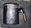 京东京造茶杯便携式黑陶茶泡茶壶茶杯功夫茶具办公杯随身茶壶容量400ml 实拍图