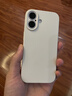 品胜【相机按键全包】适用iPhone17手机壳苹果17保护套亲肤柔性液态男女款超薄全包软壳保护套白色 实拍图