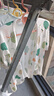 童泰（TONGTAI）婴儿连体衣夏纯棉衣服初生宝宝蝴蝶哈衣爬服提花绿色66cm 实拍图