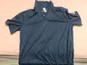 迪卡侬（DECATHLON）凉感Polo衫男女运动T恤夏翻领男短袖宽松半袖公司工服速干T恤 男款-藏青 L 实拍图