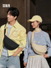 森马（Semir）斜挎包男简约纯色胸包情侣背包通勤休闲风105225153009 实拍图