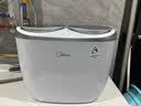 美的（Midea）双子座分区洗衣机 迷你小型全自动脱水内衣裤袜台式波轮双桶 高温煮洗除菌除螨 洗袜子机内裤机 双桶分区洗-MNBB10VH70E双缸1kg 实拍图