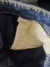 森马（Semir）牛仔裤女冬加绒做旧长裤女生保暖显腿长ins潮直筒裤103724124011 实拍图